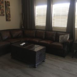 Leather couch