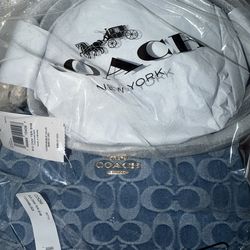 Coach Teri Shoulder Bag In Signature Denim