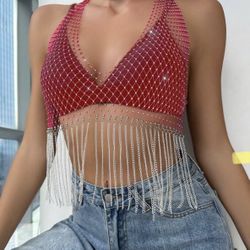 Backless Halter Top