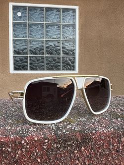 White Valence Aviator Sunglasses