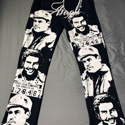 Asaali black and white sweats