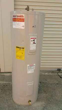 55 gallons hot water heater