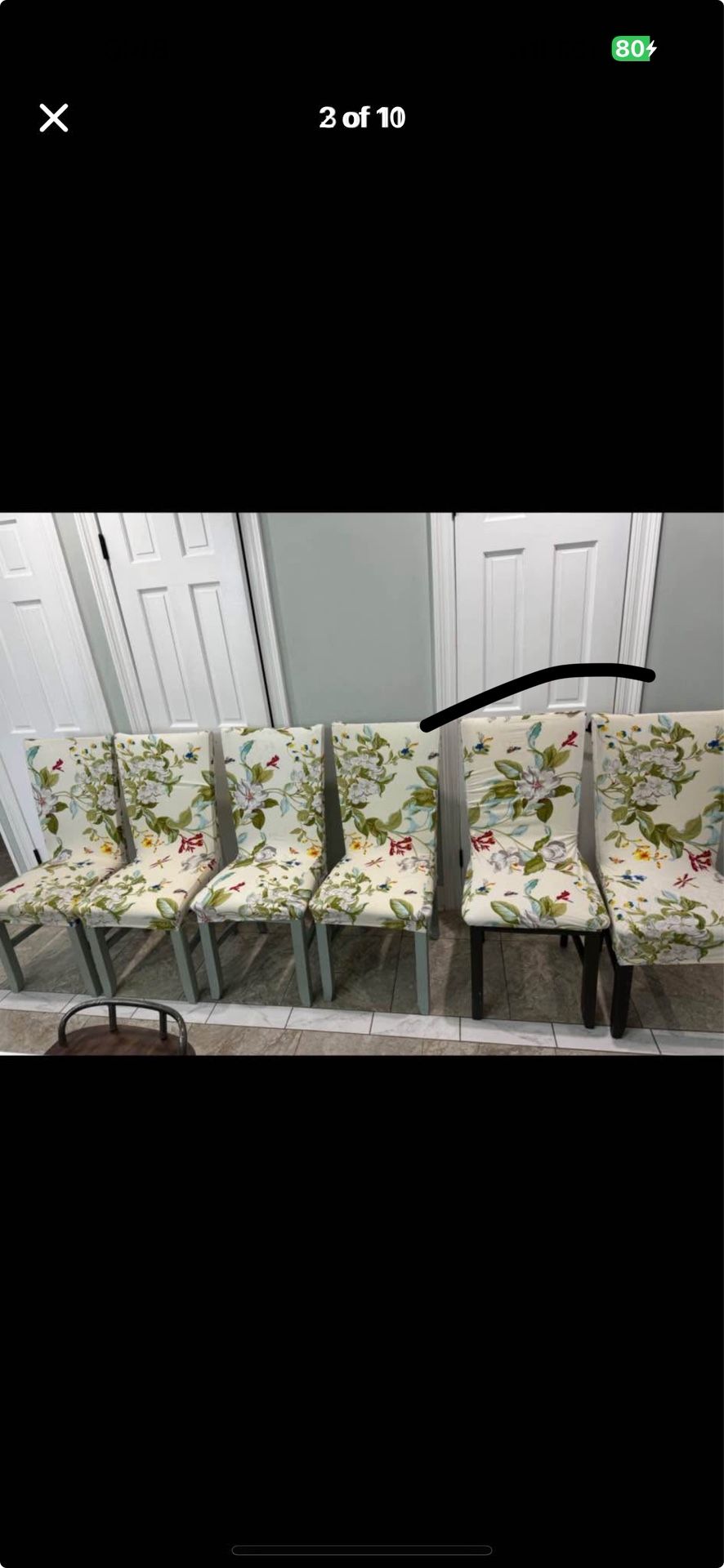 Dinnig Table Set With 6 Chairs