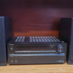 7.2Ch Onkyo stereo receiver and Paradigm Studio20 Reference Speakers