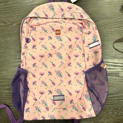 LEGO Pink Floral Backpack 🌸 Brand New with Tags
