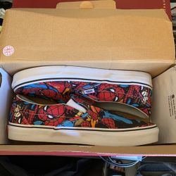Spider-Man Slip On Vans