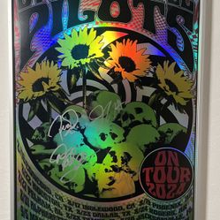 Stone Temple Pilots Autographed Purple Anniversary 2024 Tour Poster- Signed
