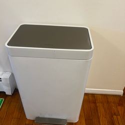 Kohler Stainless Steel White Trash Can