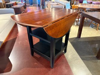 Double Drop Leaf Counter Height Dining Table