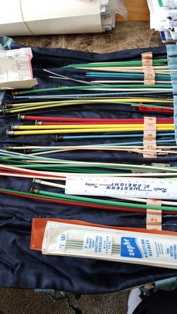 Vintage knitting needles