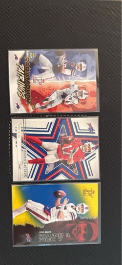 Josh Allen Buffalo Bills Football Card Lot (3)