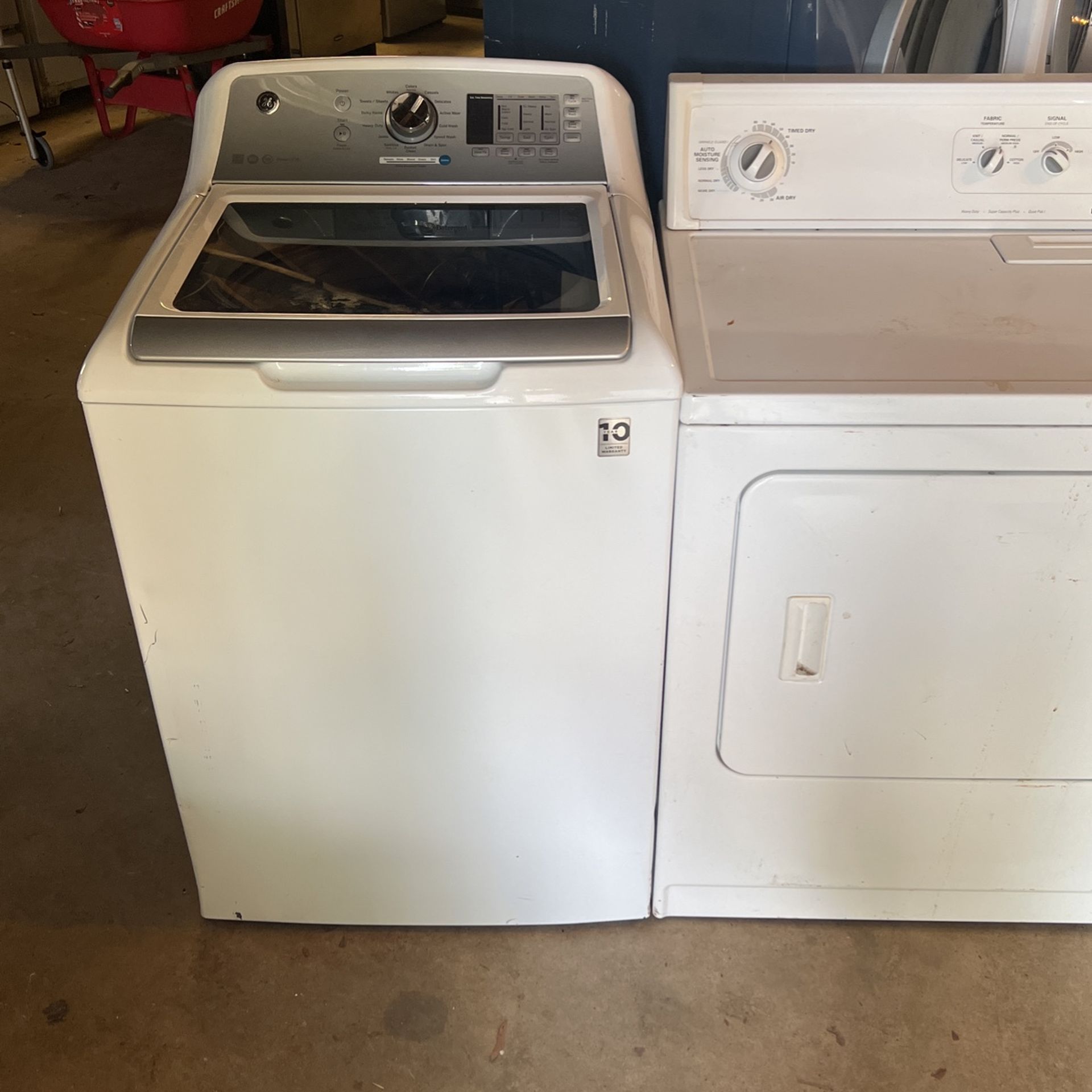 Washer And DryerGE And Kenmor Electric Dryer
