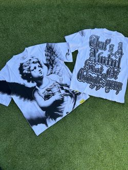 Awful Lot Of Cough Syrup Angel Tee