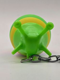Caterpillar Keychain green rainbow