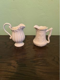 Pair of I. Godinger & Co. Porcelain Pitchers