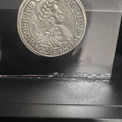 AUSTRIA - RDR - Leopold I (15 Kreuzer 1664 Wien - Silver
