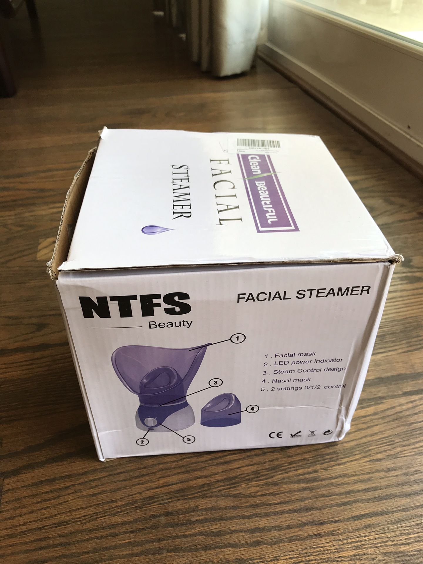Facial steamer and moisturizer NTFS-618