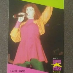 1991 ProSet Cathy Dennis #28 British Singer Songwriter Record Producer Actress Card Music Pop Musicards Superstars Vintage Collectible Pro Set