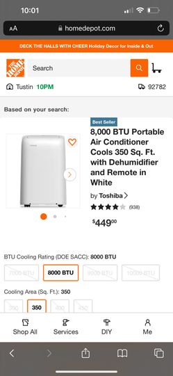 Toshiba Air Portable Air Conditioner