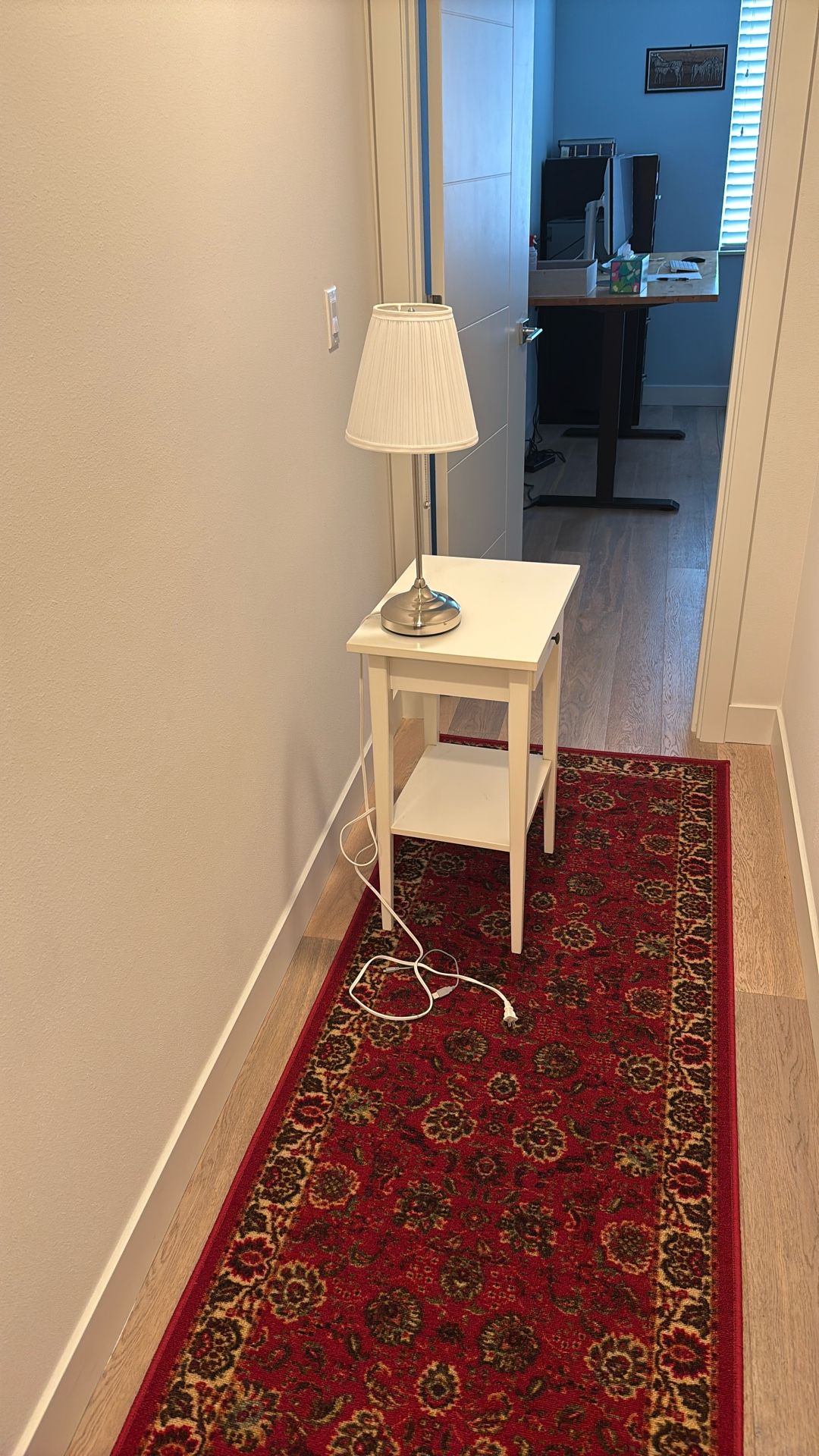 Ikea Lamp And Bedside Table
