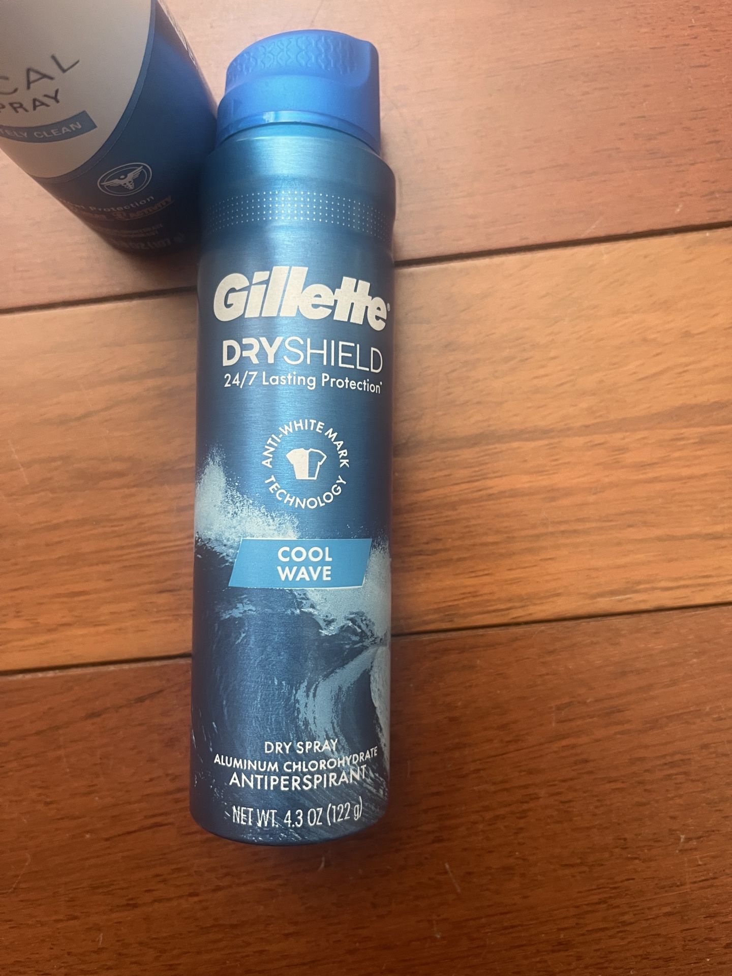 Gillette Dry Spray Antiperspirant and Deodorant for Men Cool Wave 4.3 oz $3