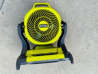 Ryobi ONE+ 18V Cordless 7-1/2 in. Bucket Top Misting Fan (TOOL ONLY/SOLO LA HERRAMIENTA)