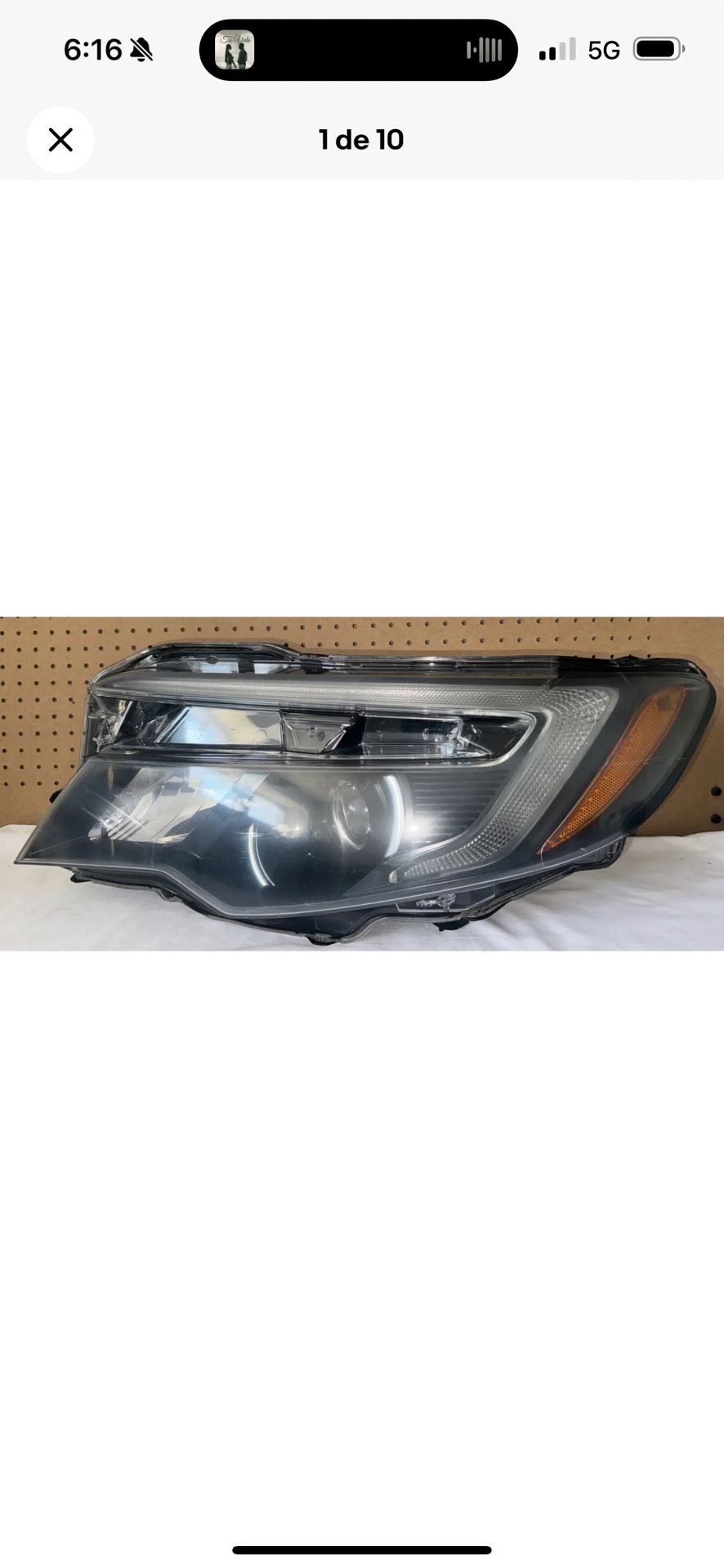 2016 - 2020 HONDA RIDGELINE PILOT LEFT/DRIVERS/LH HEADLIGHT LED OEM