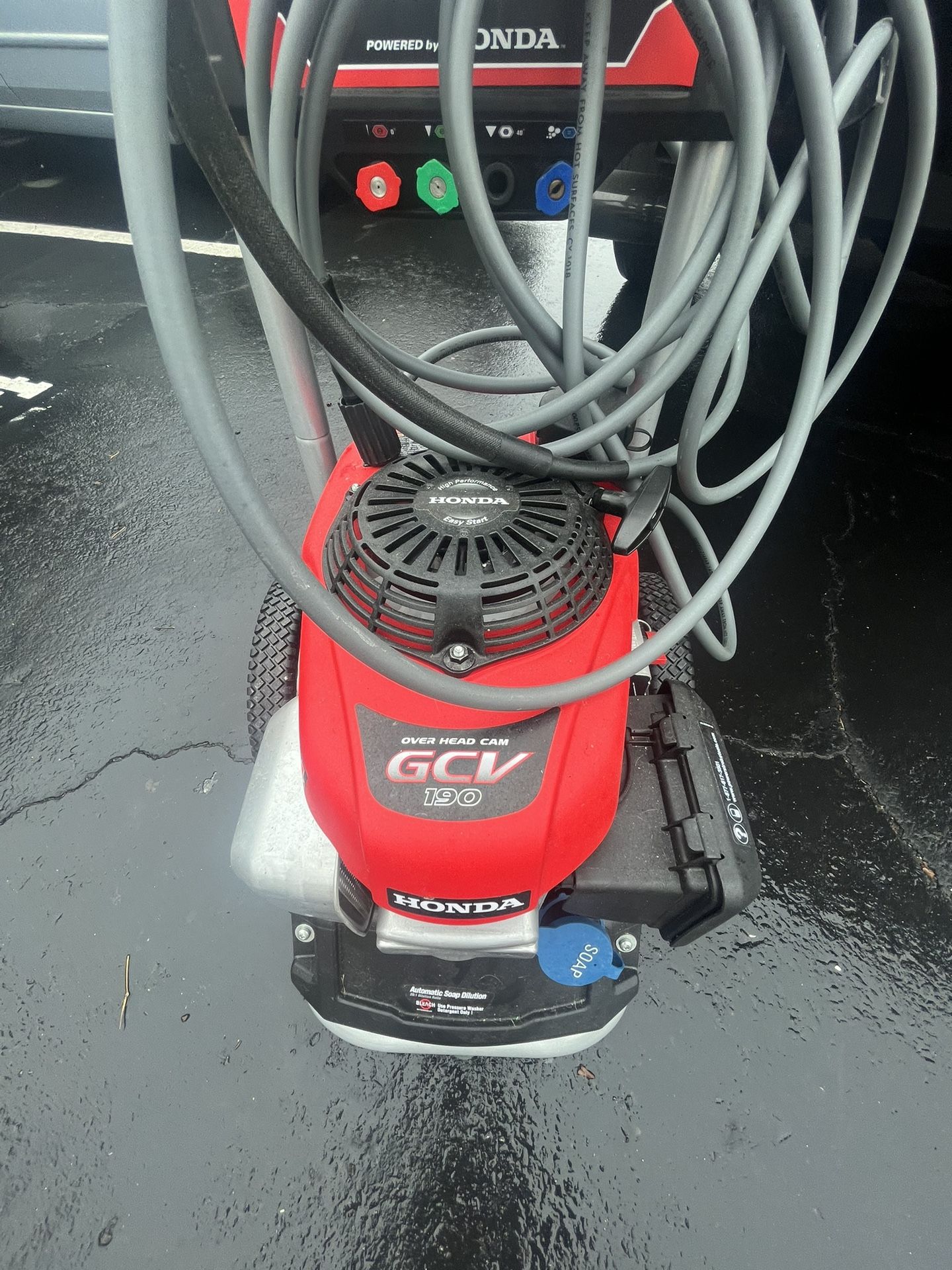 Water Pressure Honda