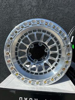 RINES LOCK 17x8.50 6x139 +25MM MACHINE WITH CLEAR COAT