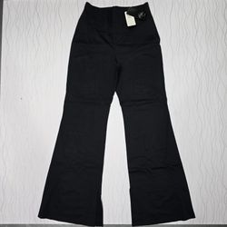 Pantalón Deportivo Baleaf Acampanado De Mujer Negro Talla 2XL NWT