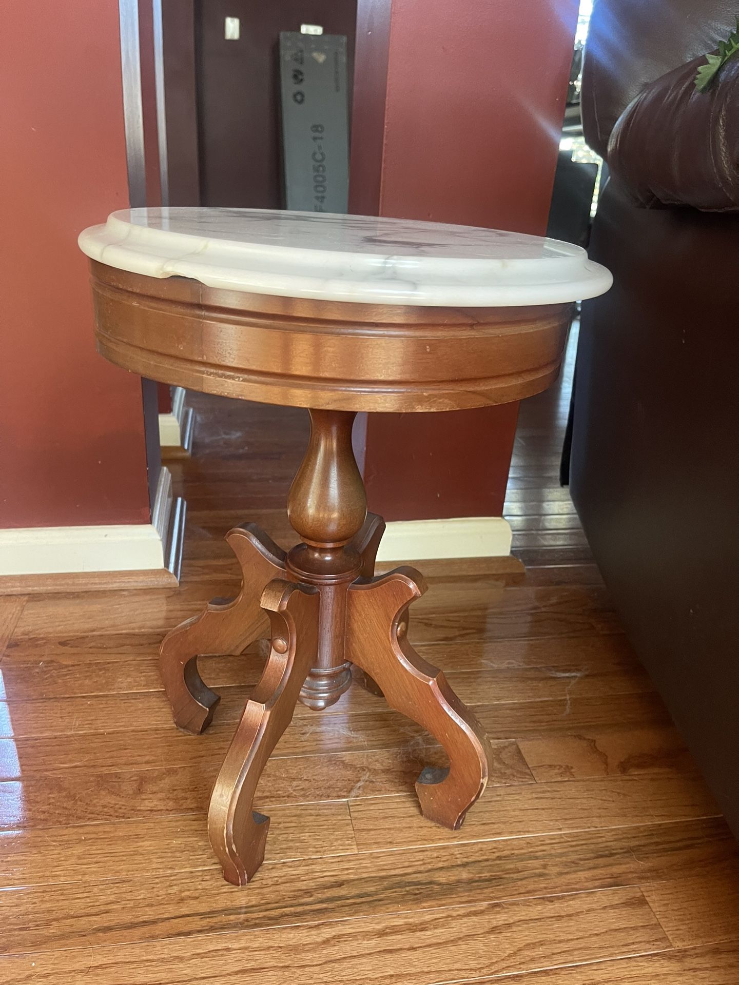 Antique Marble Endtable
