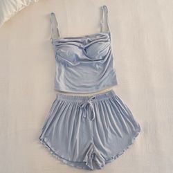 Light blue pajamas
