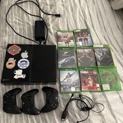 Xbox One With Controllers, Games, Headset, And More 