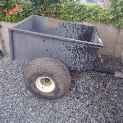 Garden tractor dump trailer Heavy Duty