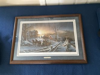 Terry Redlin " The Pleasures of Winter"