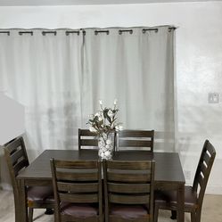 Handsome Dining Table With 6 Chairs ASHLEY FURNITURE