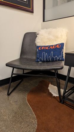 Faux Leather Accent Side Chair - Target / Project 62 Bowden - $125