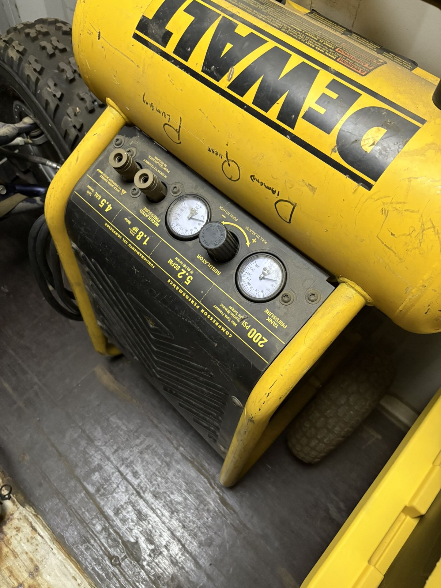 DeWalt air compressor