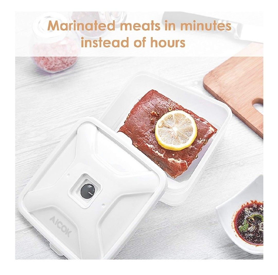 Food Storage Container Compatible with All Most of Vacuum Sealers