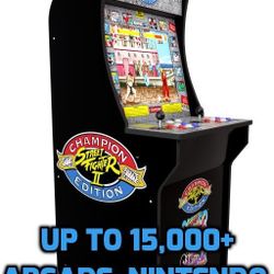 15,000 Games on Arcade 1up Street Fighter Machine