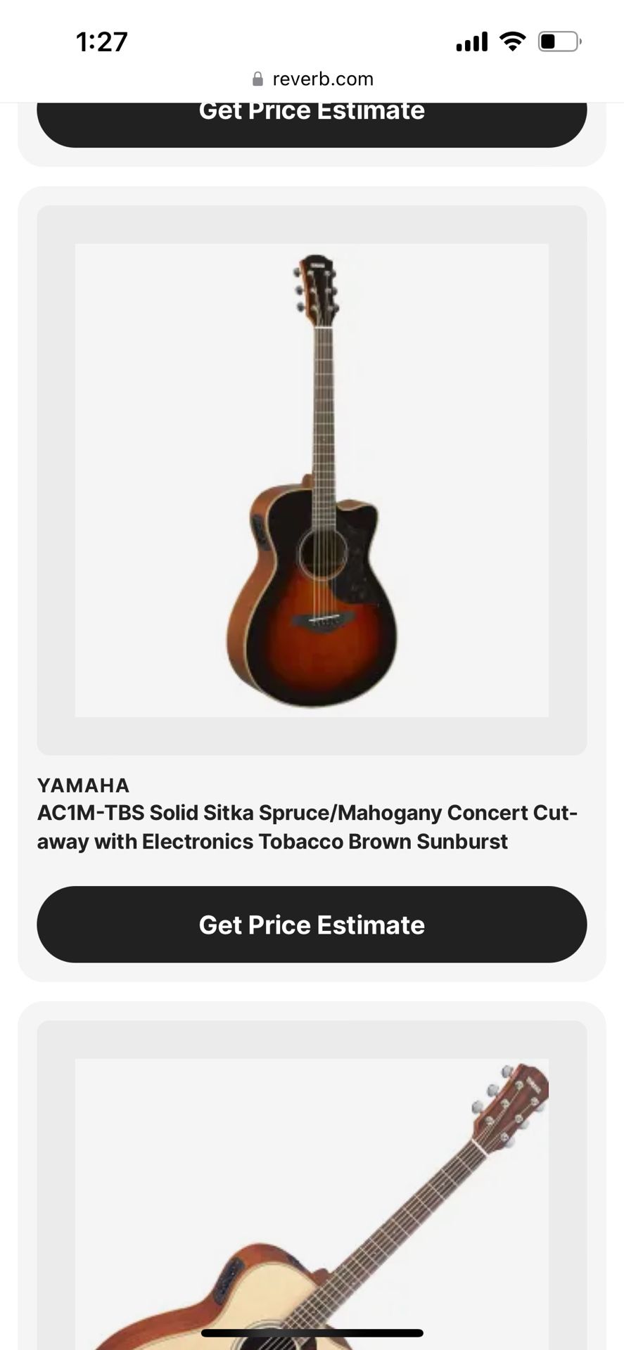 YAMAHA - AC1M Guitar