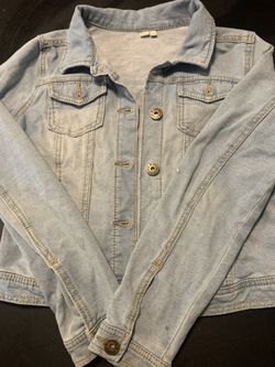 Jean girls jacket small