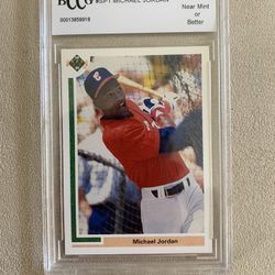 Michael Jordan Graded 9 Upper Deck Card