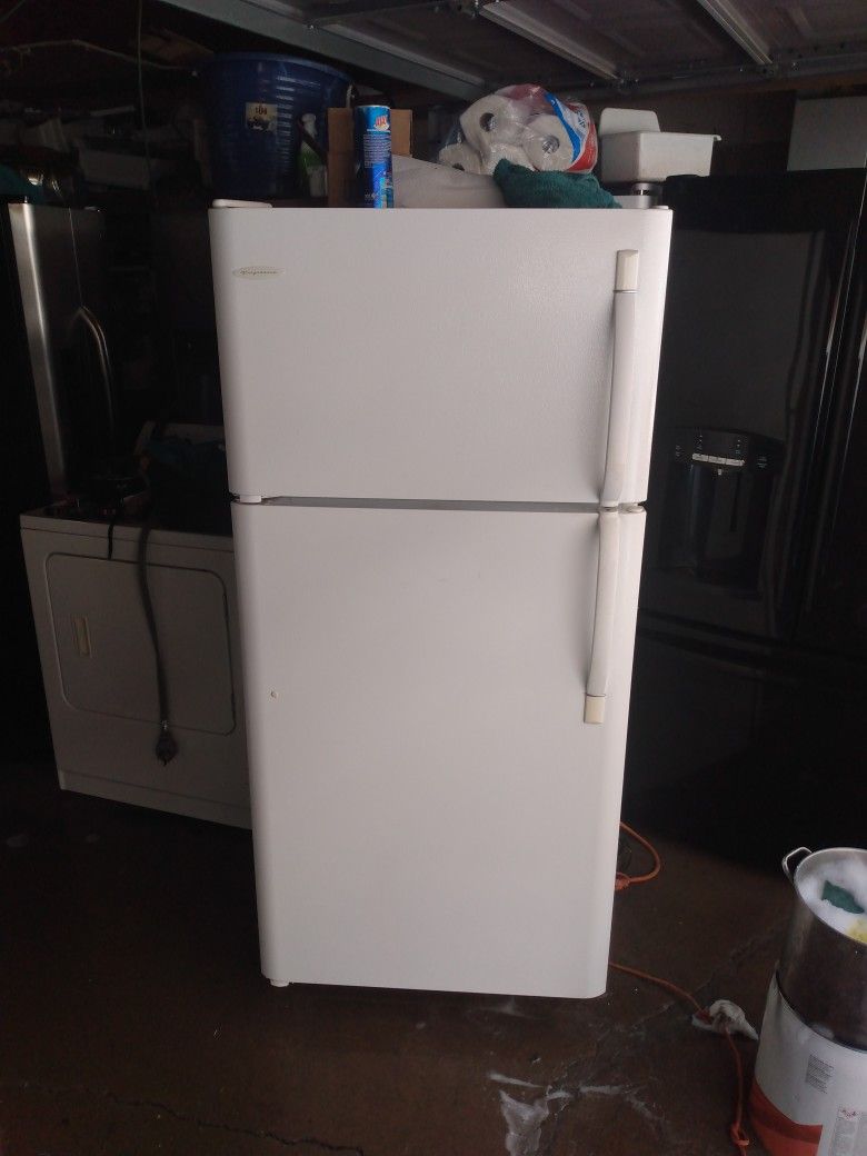 Frigidaire All White Up And Down Refrigerator