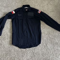 Flame Resistant Work Shirt Armorex FR by UniFirst – Size M – Heavy Duty Uniform Shirt