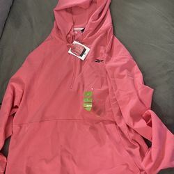 Pink Reebok Jacket Sz L NWT 