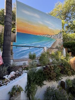 Hand painted mural
