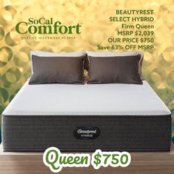Beautyrest Select HYBRID Firm Queen