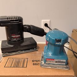 2 x Electric Sanders - Makita and Craftsman