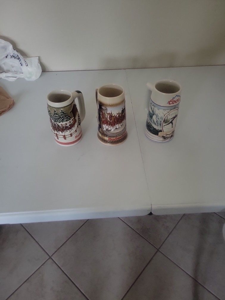 Beer Steins $10 Each